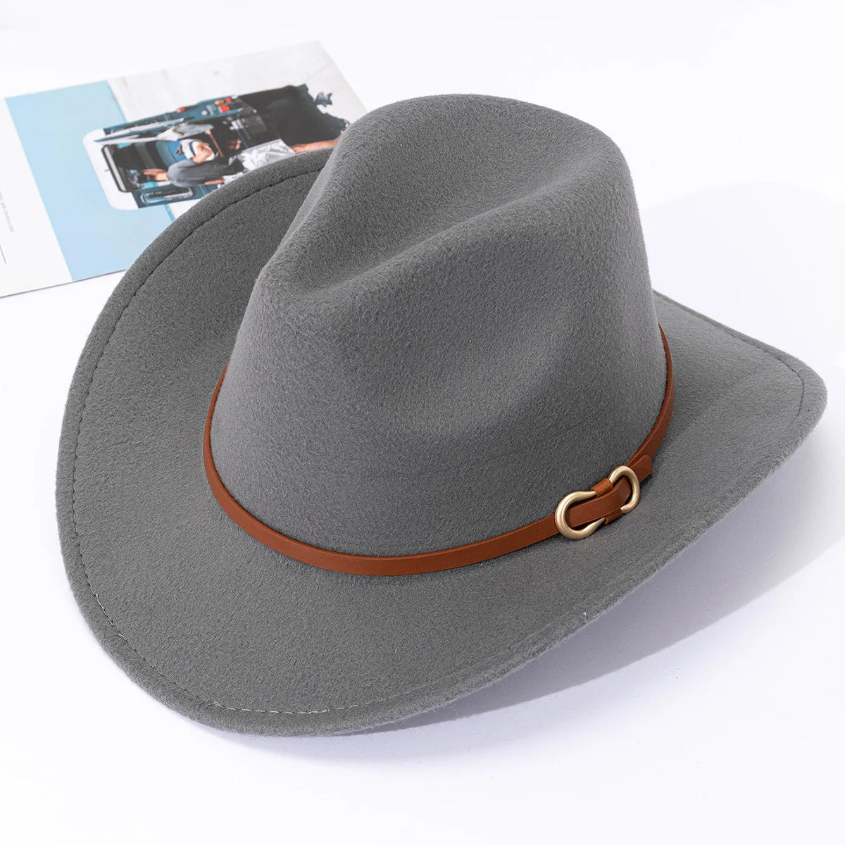Considered Soft Felt Fedora with Belt Band