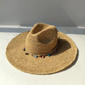 From the Edit – Raffia Sun Hat with Tassel Trim