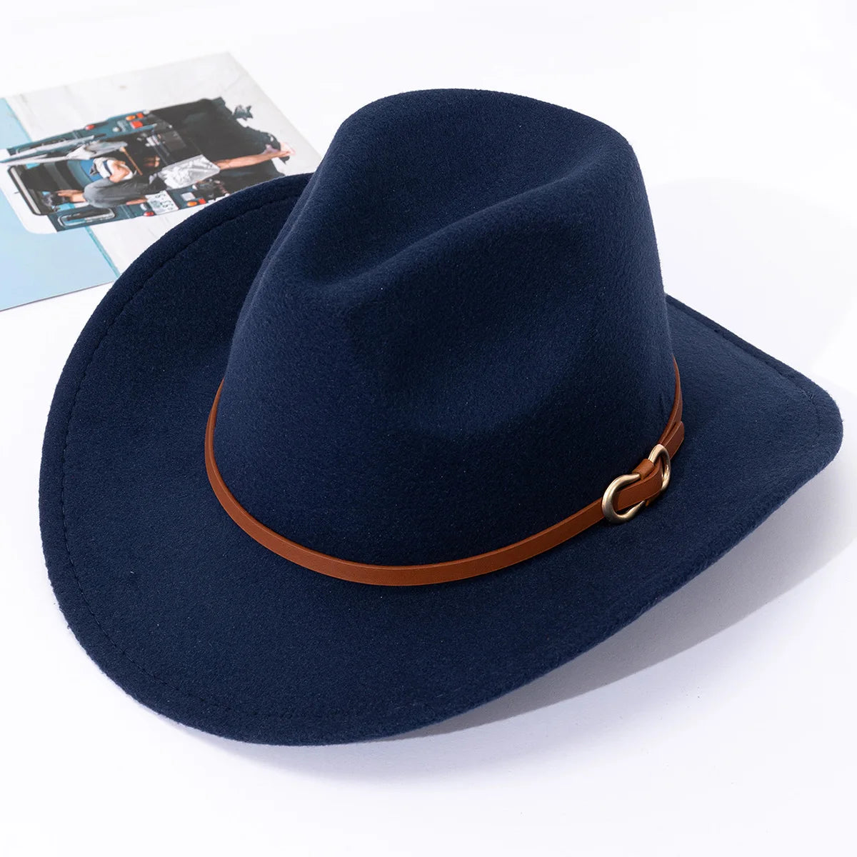 Considered Soft Felt Fedora with Belt Band
