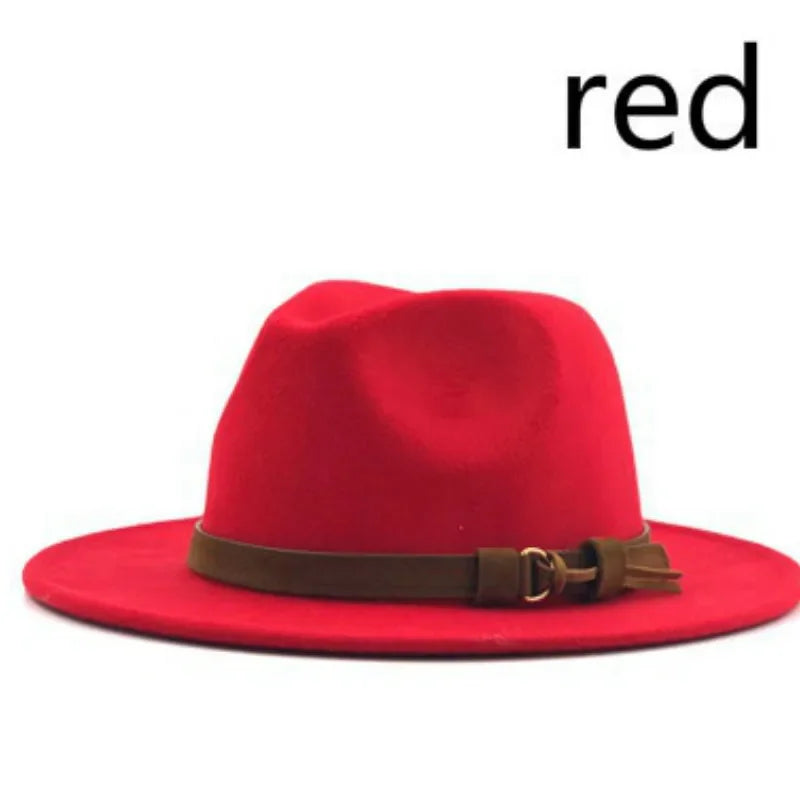 Selected Soft Felt Fedora, Wide Curled Brim
