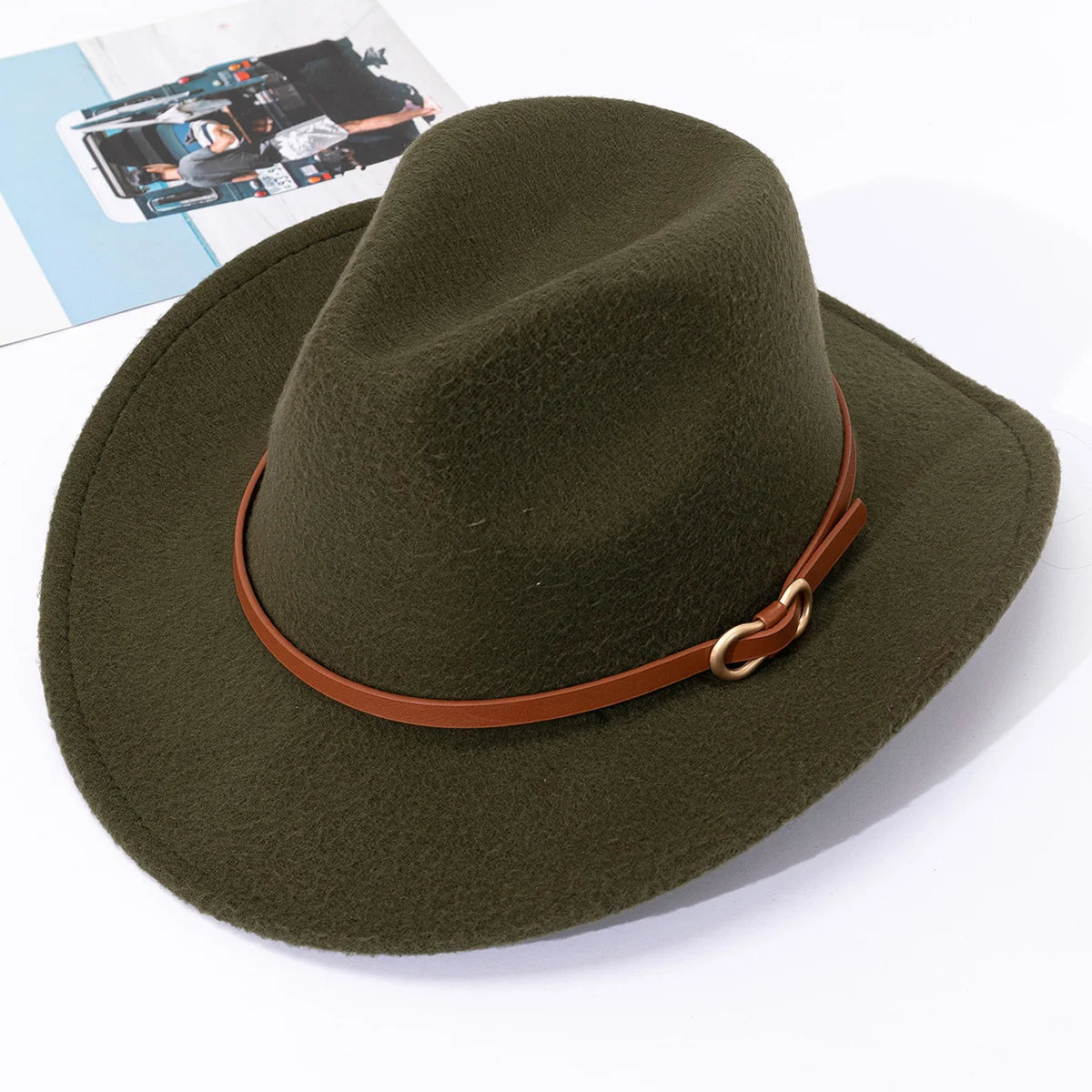 Considered Soft Felt Fedora with Belt Band