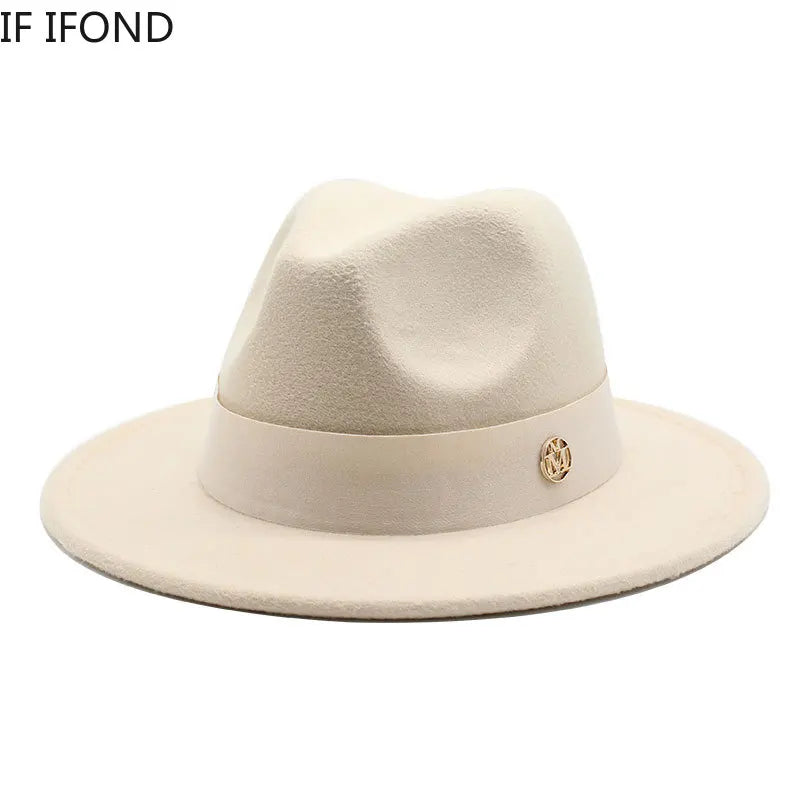 Selected Soft Felt Fedora with Satin Band, Occasion