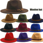 Selected Soft Felt Fedora, Wide Curled Brim