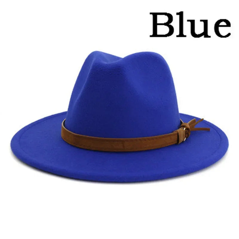 Selected Soft Felt Fedora, Wide Curled Brim