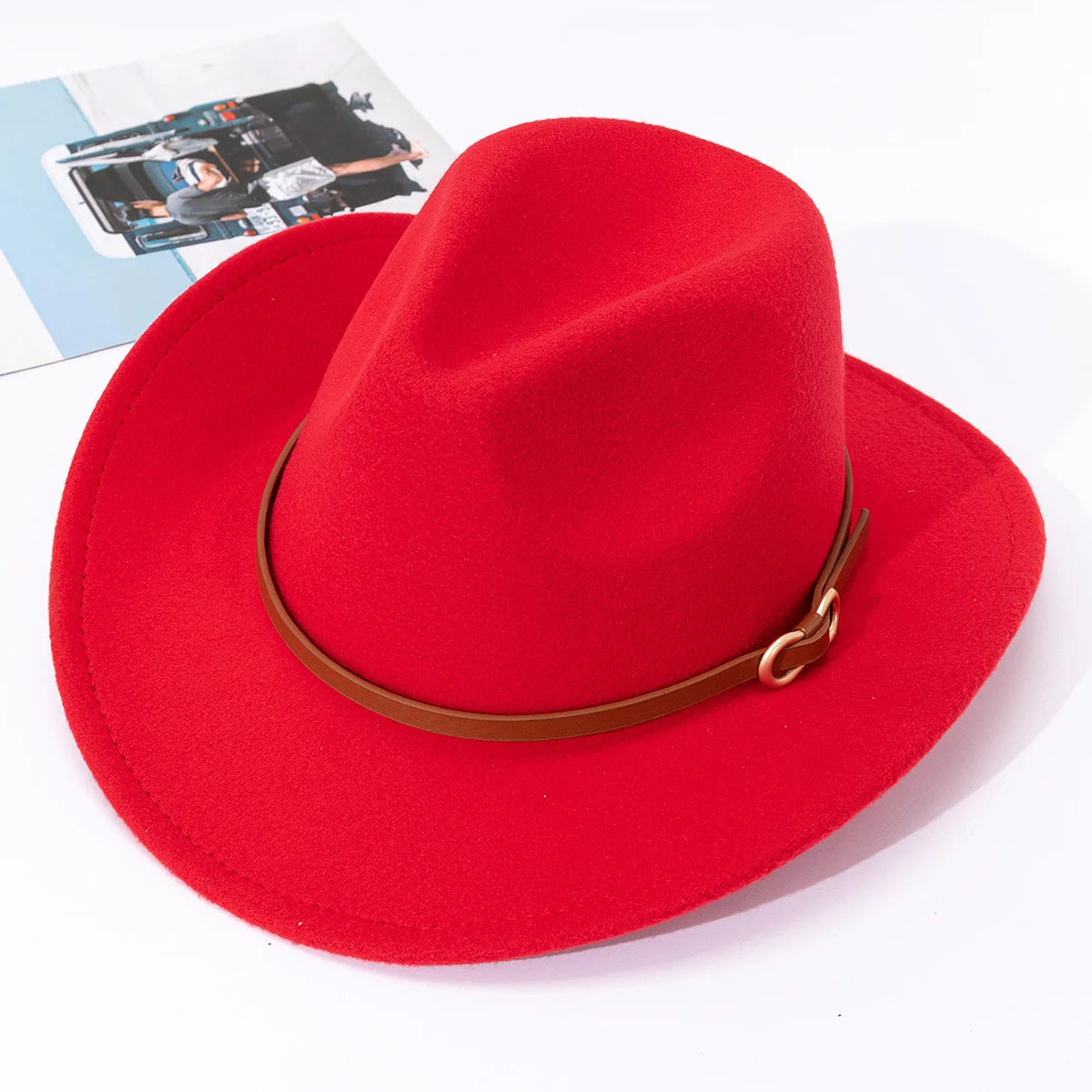 Considered Soft Felt Fedora with Belt Band