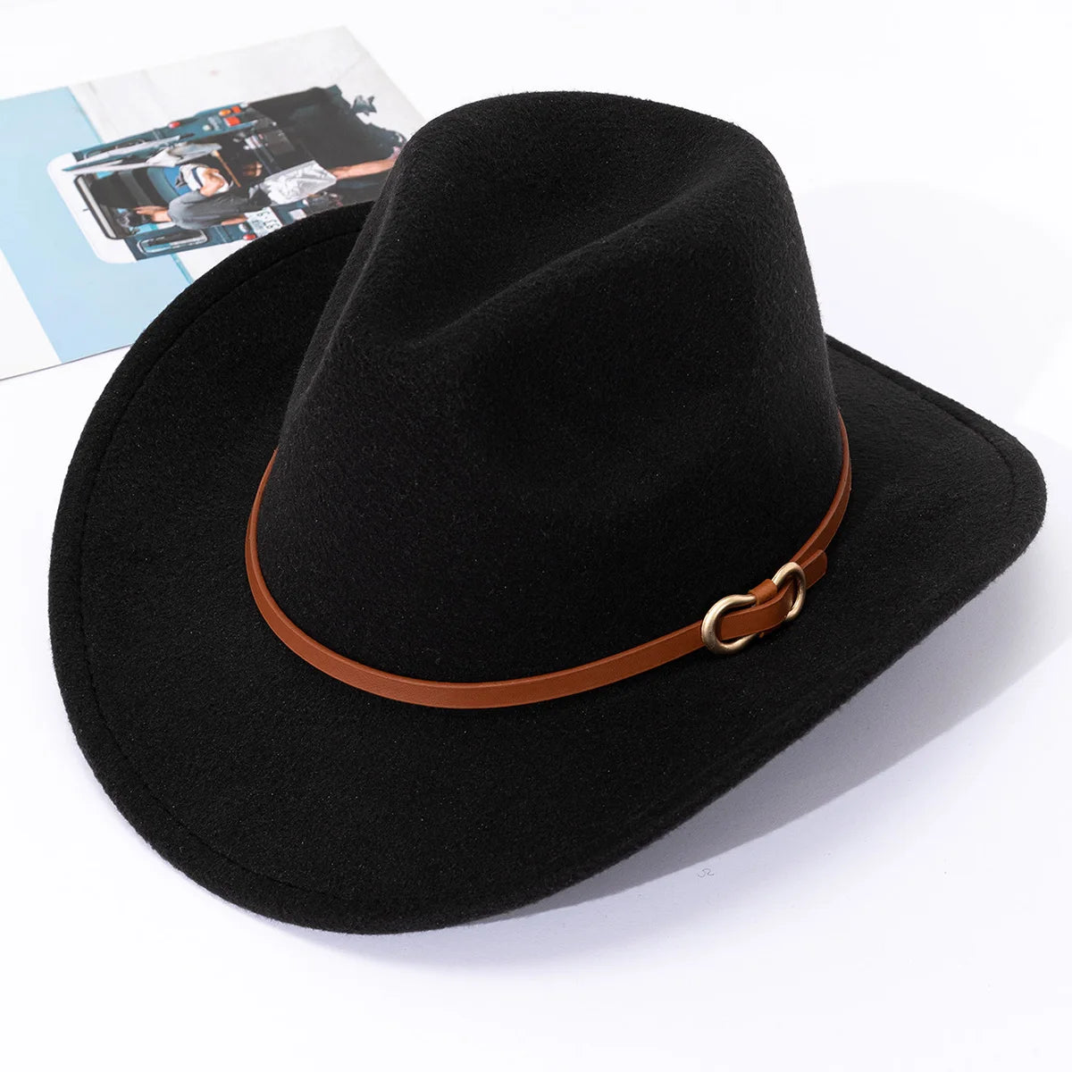 Considered Soft Felt Fedora with Belt Band