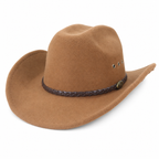 Felt Cowboy Hat with Structured Crown