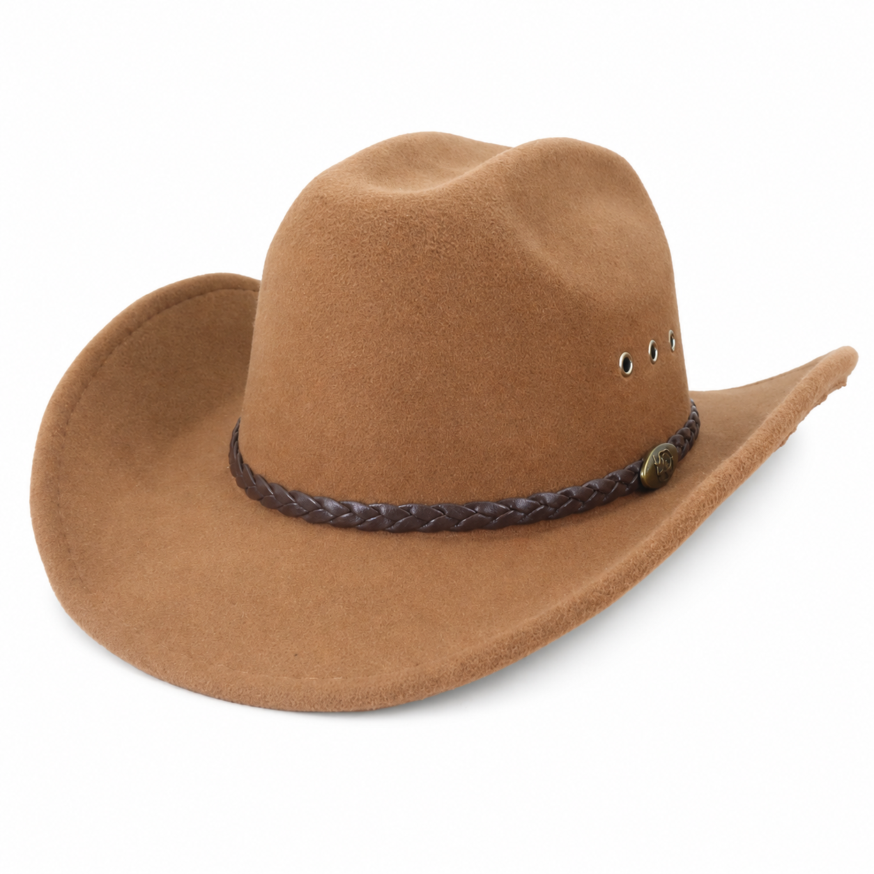 Felt Cowboy Hat with Structured Crown