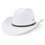 Felt Cowboy Hat with Structured Crown