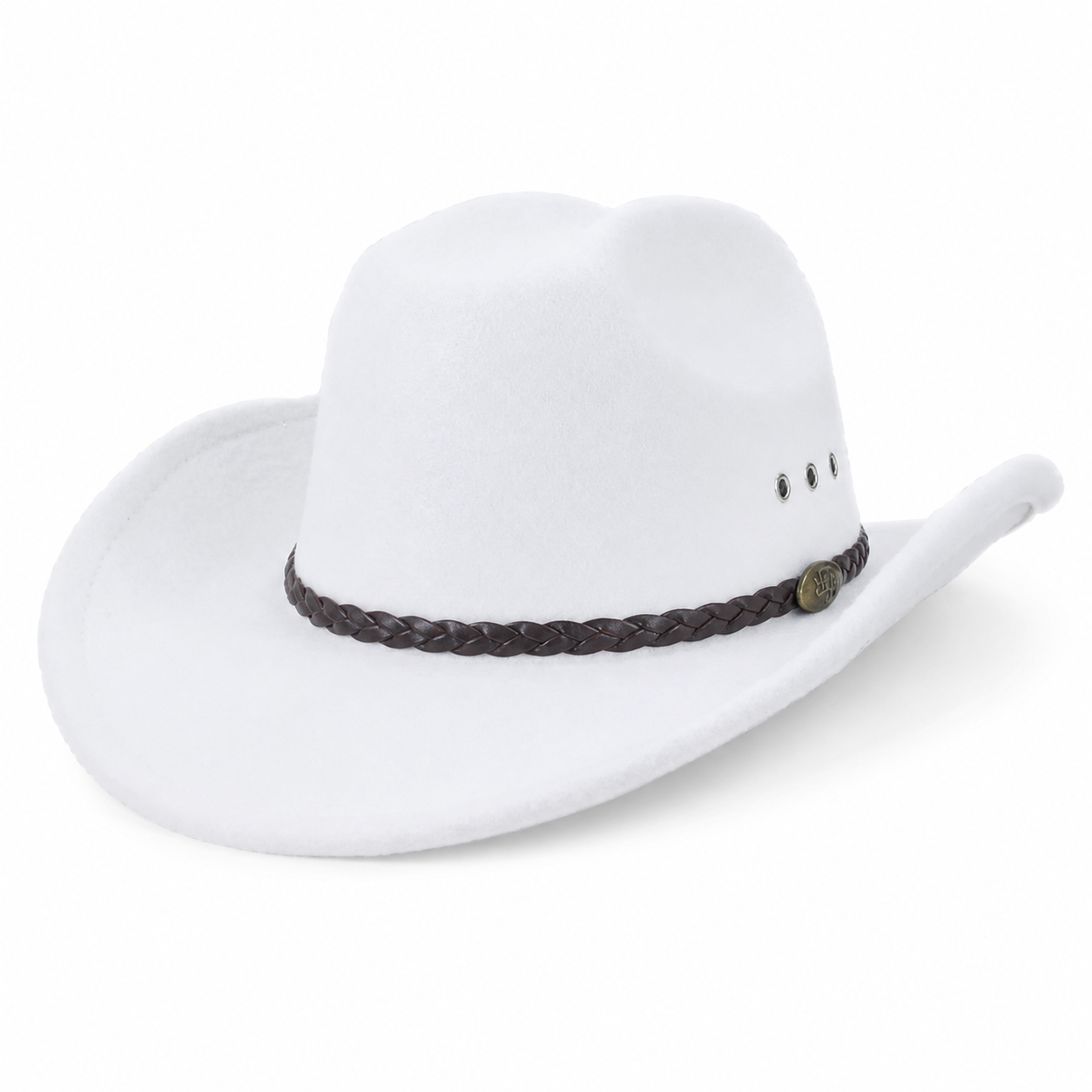 Felt Cowboy Hat with Structured Crown