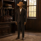 Felt Cowboy Hat with Structured Crown