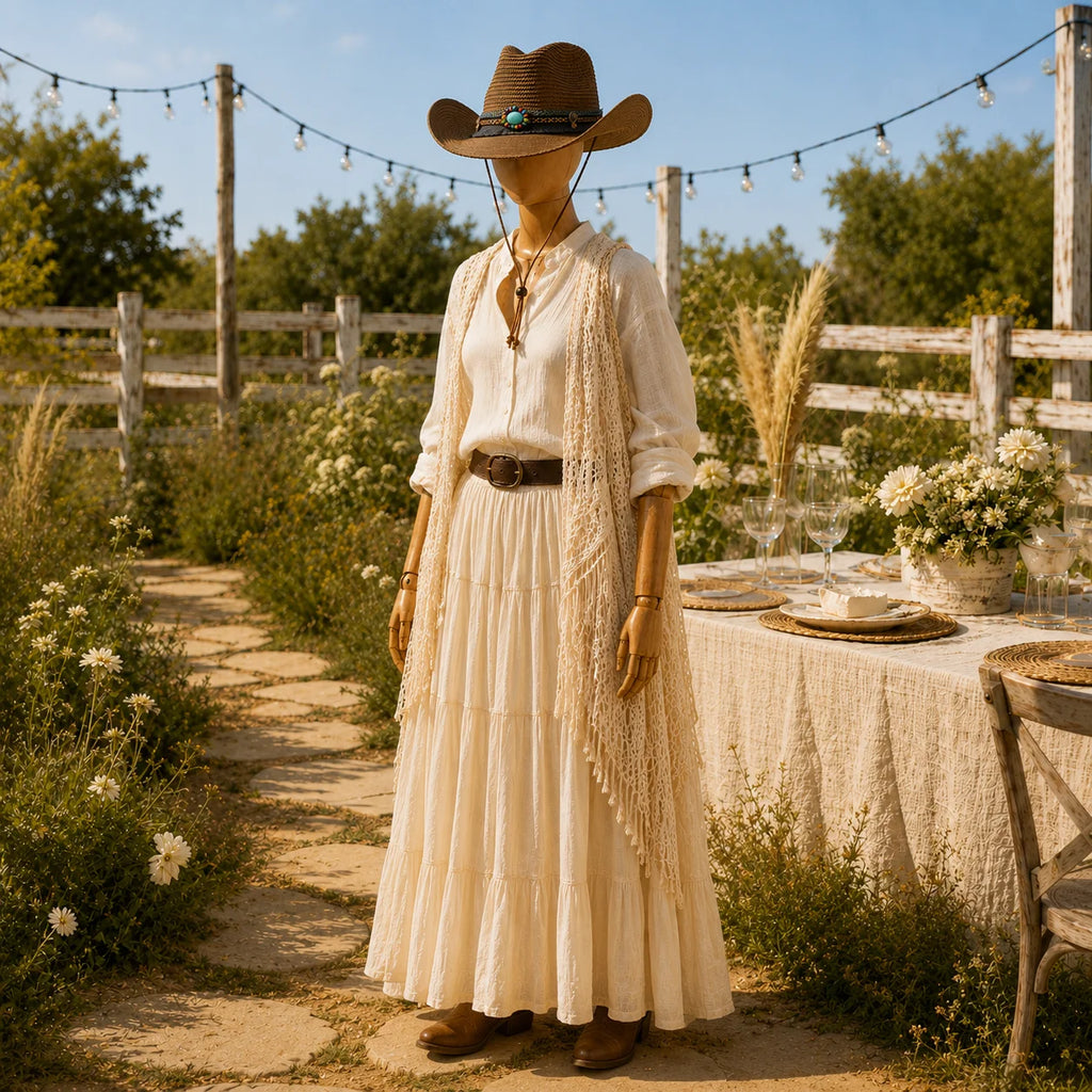 Cowboy Hat with Beaded Band