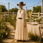 Cowboy Hat with Beaded Band