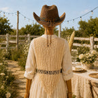 Cowboy Hat with Beaded Band