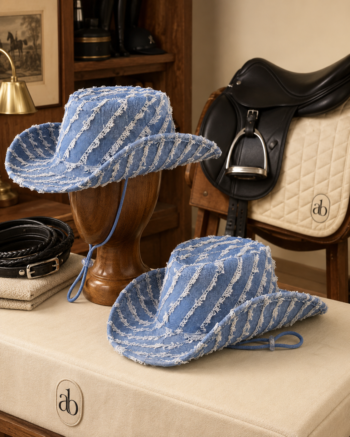 Edit No. 19 – Washed Denim Cowboy Hat