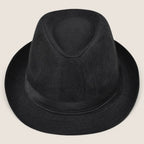 atelierbrim lightweight trilby hat with a fine summer weave, Black